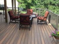 composite deck
        with stairs